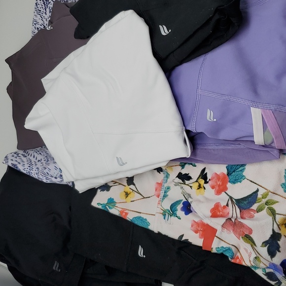 [ Small ] Fabletics athleta gym bundle lot 8 items leggings capris shorts - Picture 1 of 12